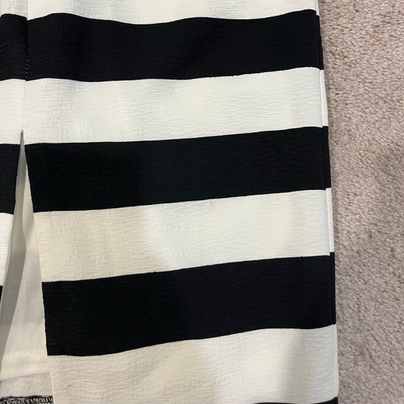 Asos Black and White Striped Dress - Picture 4 of 12